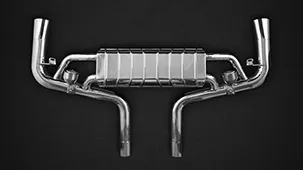 Capristo exhaust system for Mercedes GLE 63 S