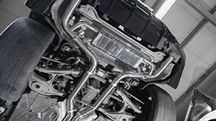 Capristo exhaust system for Mercedes GLE 63 S