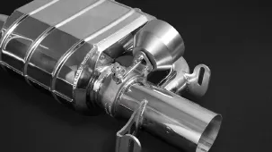 Capristo exhaust system for Mercedes E63 S W213