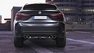 Capristo exhaust system for the BMW X5/X6 M the F85/F86