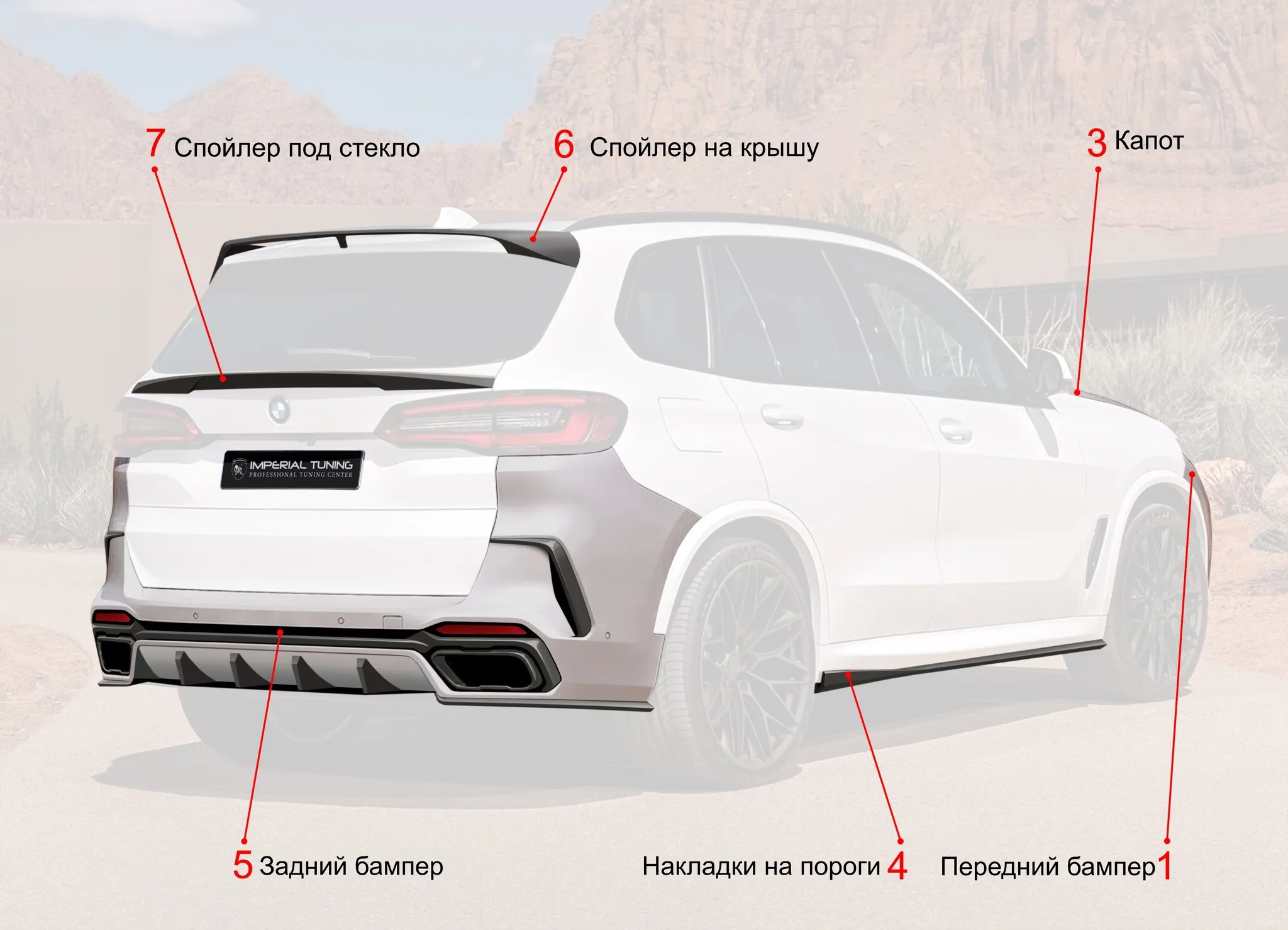 Check our price and buy Imperial body kit for BMW X5 G05 Conrad II !