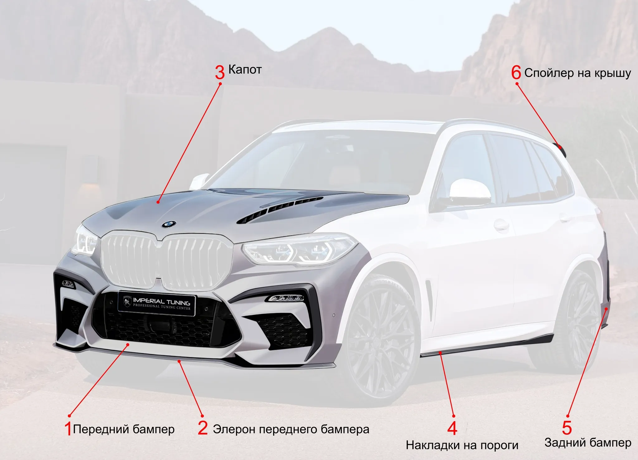 Check our price and buy Imperial body kit for BMW X5 G05 Conrad II !