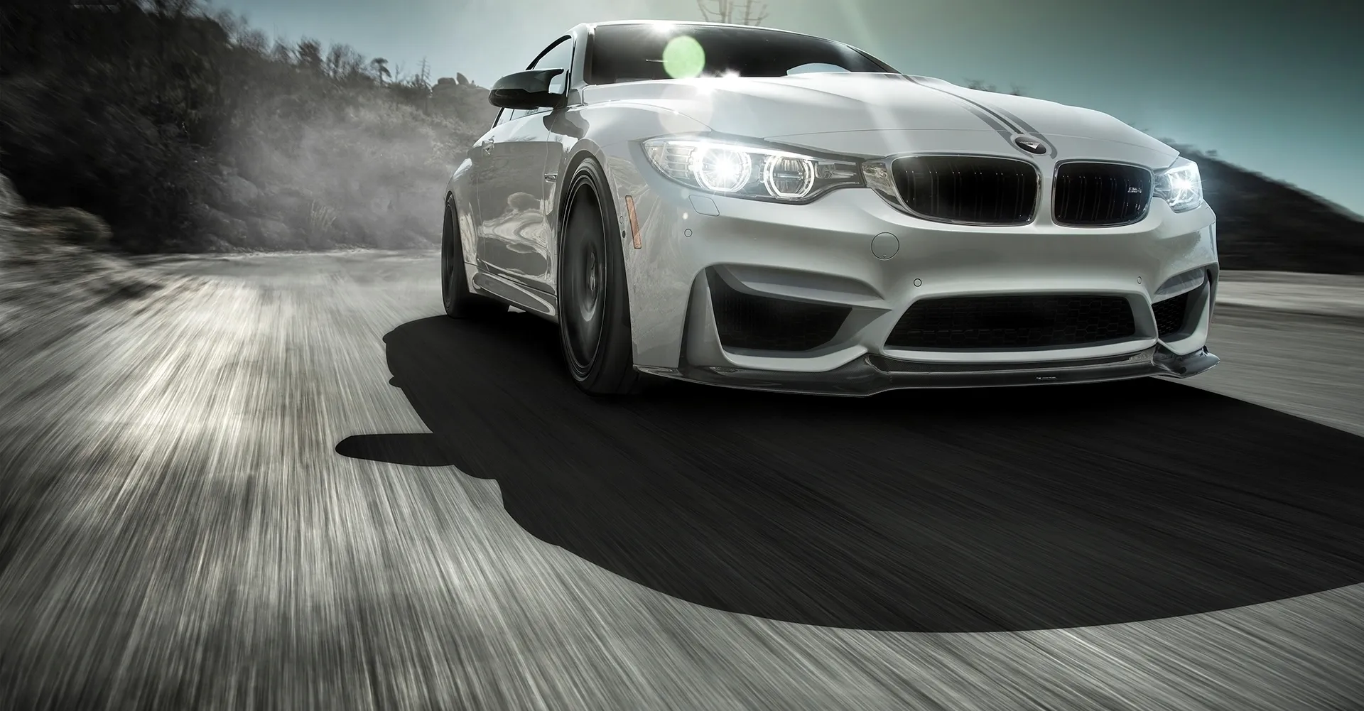 VORSTEINER STYLE CARBON FRONT SPOILER BUMPER FOR BMW M3 NEW STYLE