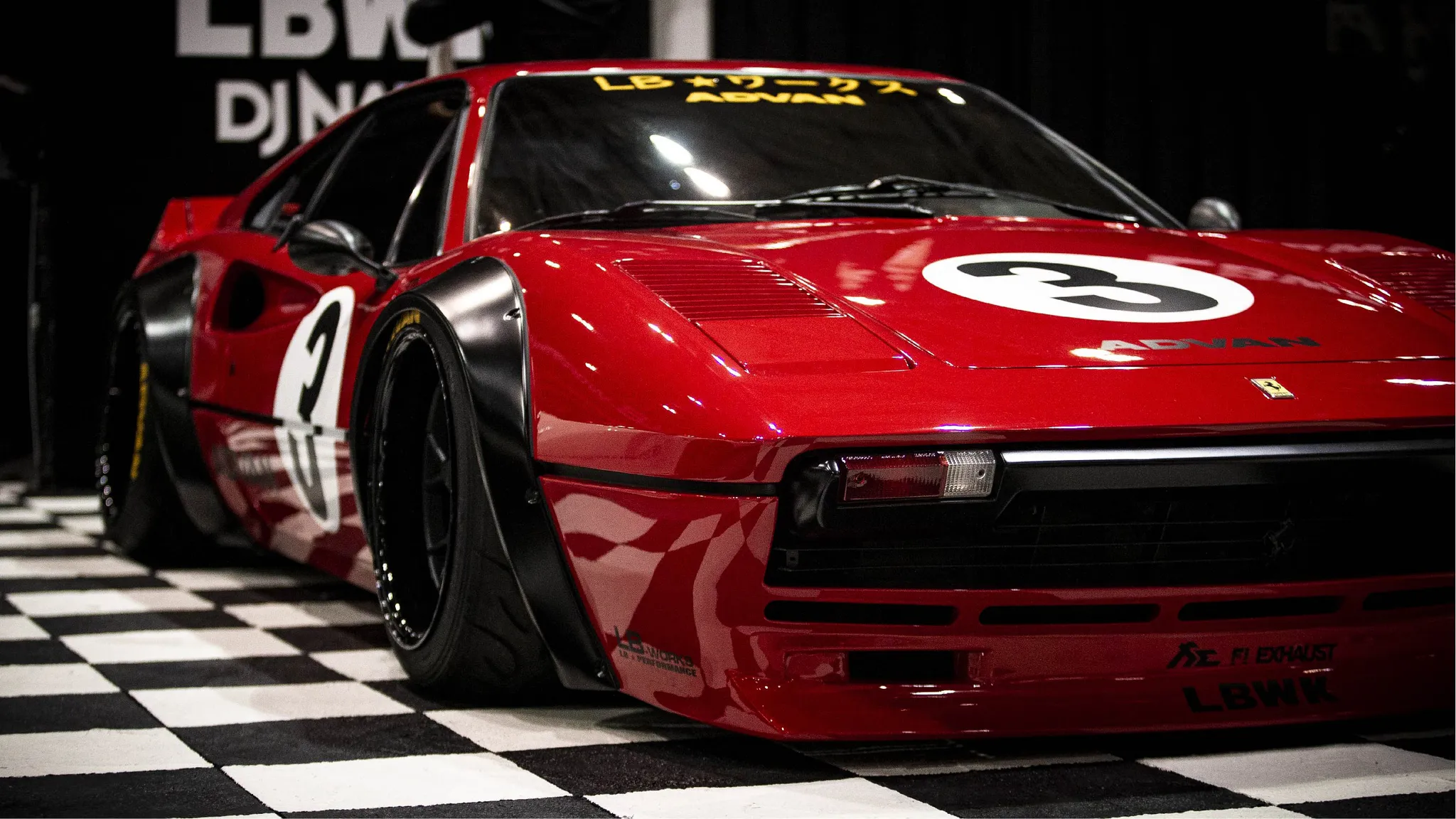 Liberty Walk Silhouette Works body kit for Ferrari 308 GTB polyurethan