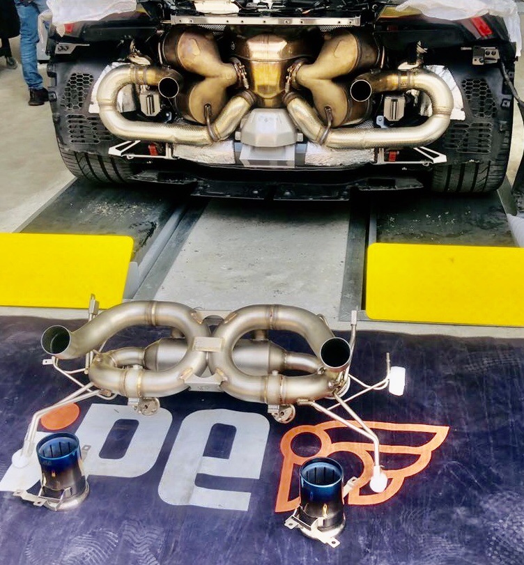 IPE exhaust system for Lamborghini Huracán EVO