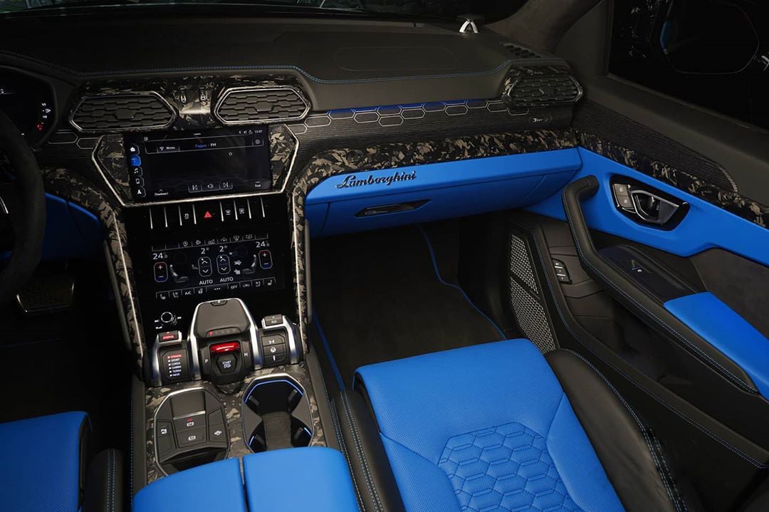 Hodoor Performance Carbon fiber interior set for Lamborghini Urus carbon