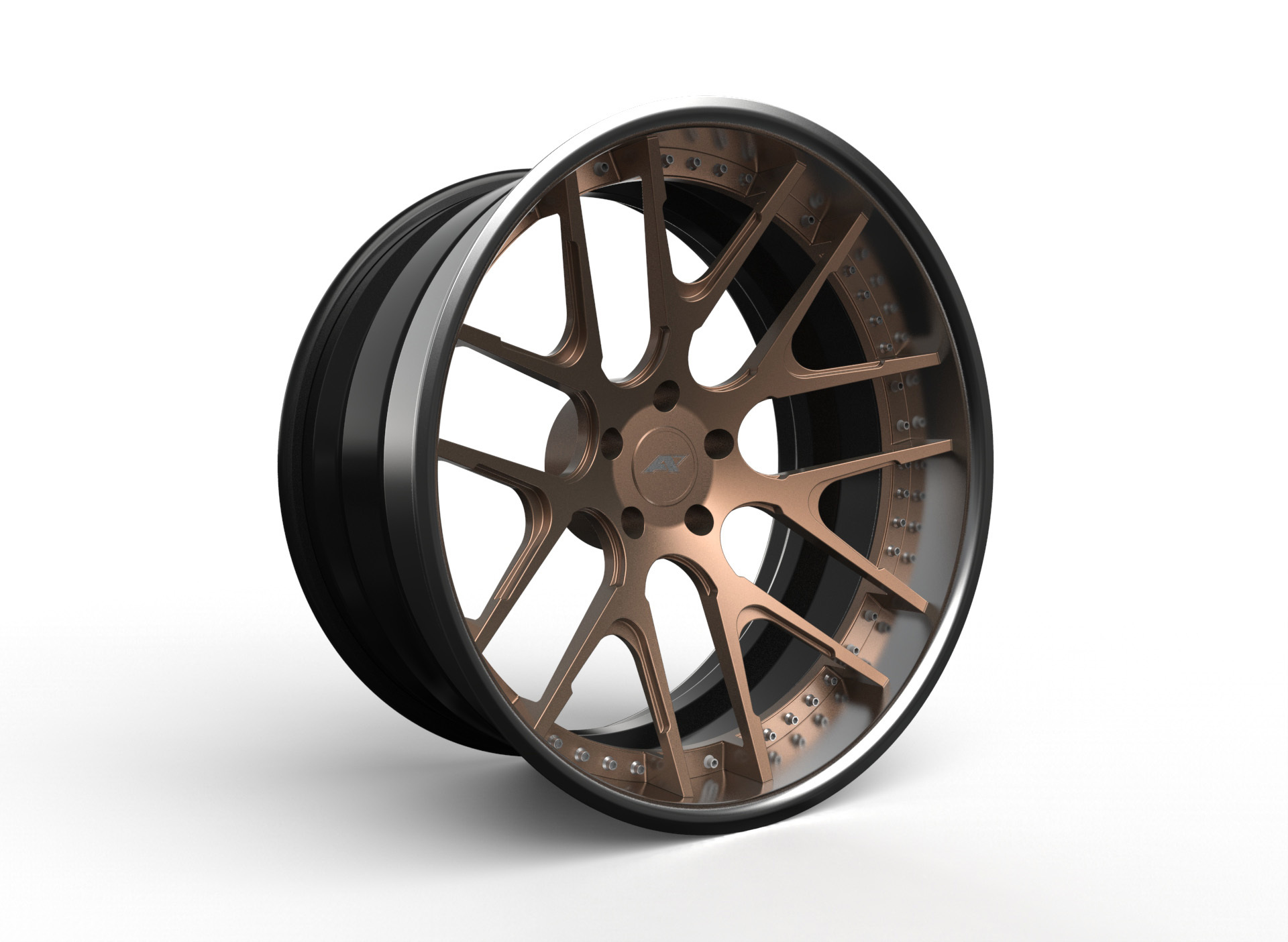 AMP Forged Wheels AMP 7V-3P FLAT LIP