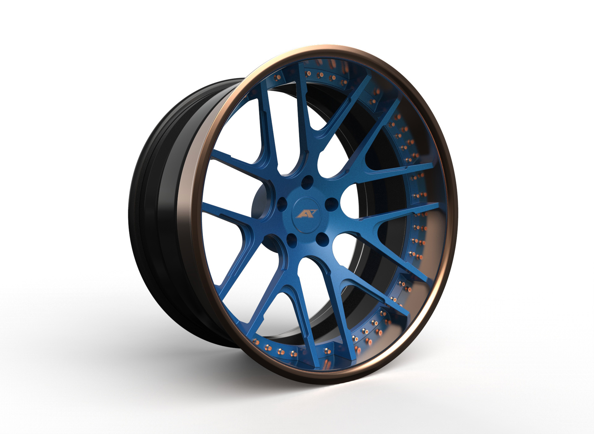 AMP Forged Wheels AMP 7V-3P FLAT LIP