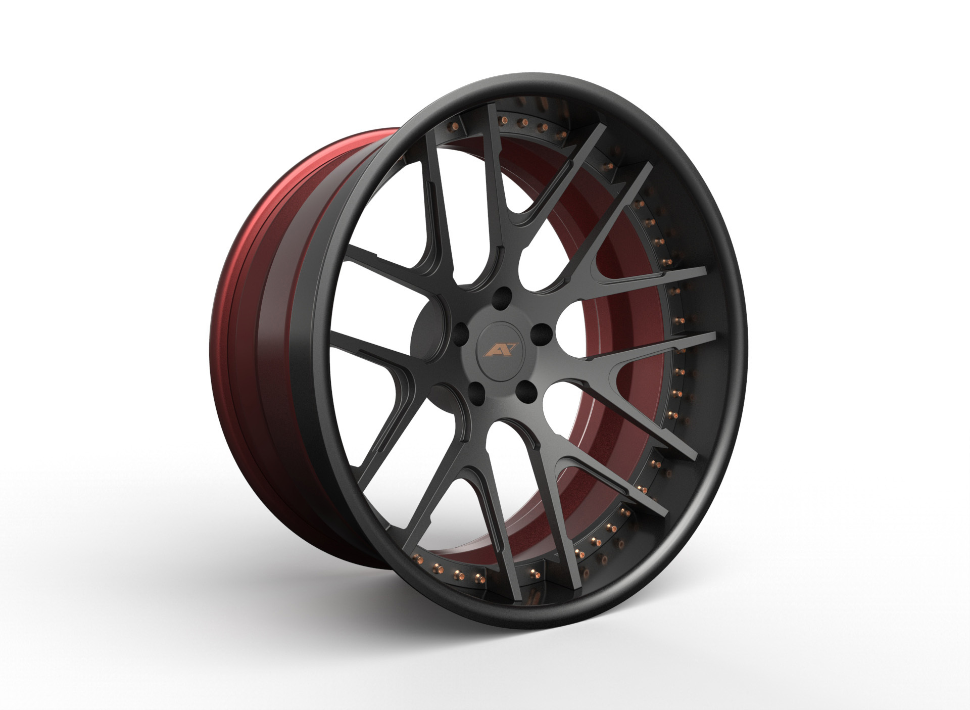 AMP Forged Wheels AMP 7V-3P FLAT LIP