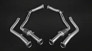Capristo exhaust system for Mercedes G63 W 463 5.5 L V8 BiTurbo AMG