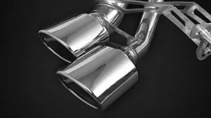 Capristo exhaust system for Mercedes G63 W 463 5.5 L V8 BiTurbo AMG