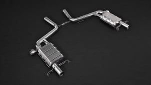 Capristo exhaust system for Mercedes S63 W222