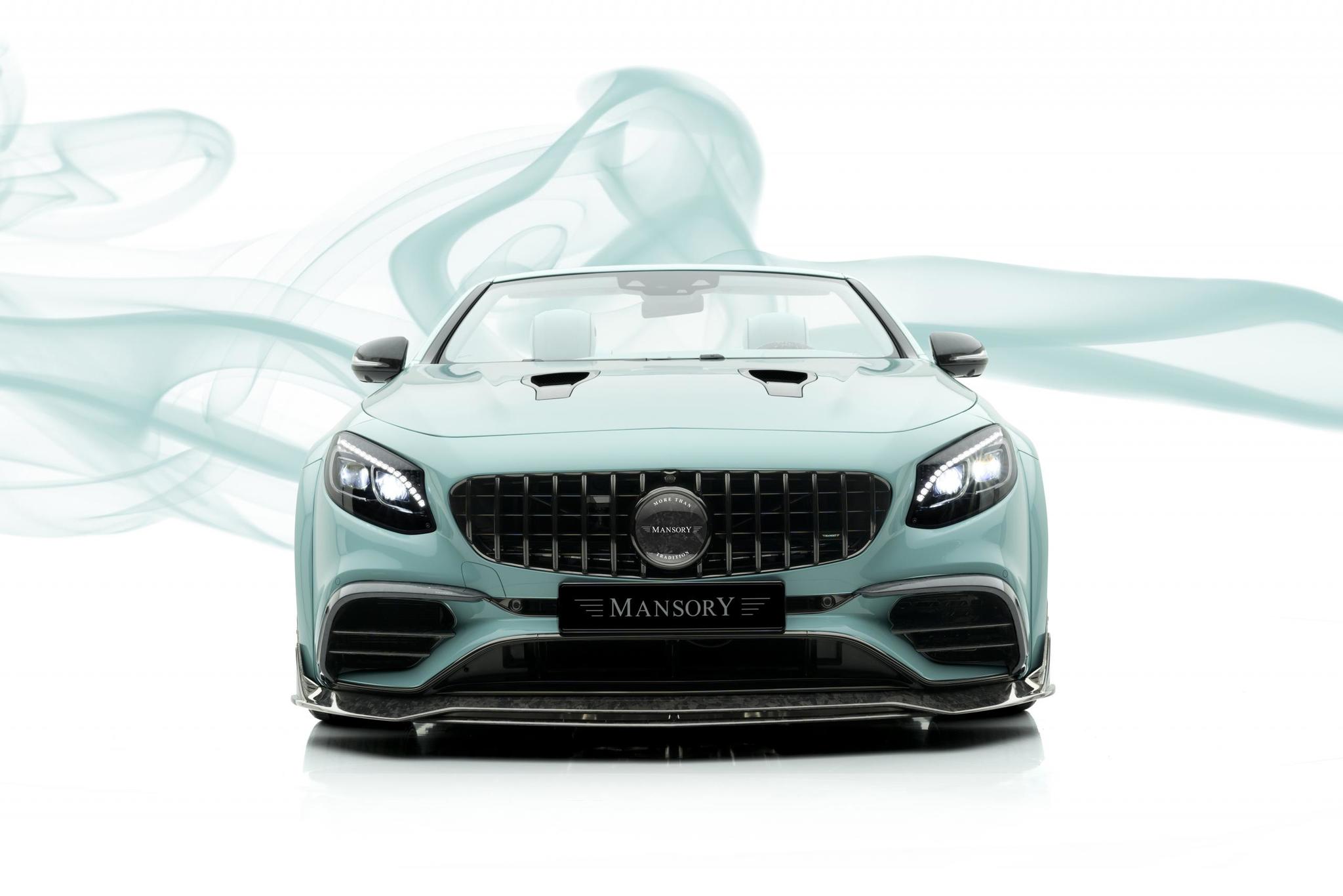 Mansory body kit for Mercedes S-Class Coupe carbon