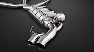 Capristo exhaust system for Mercedes S63 Coupé (C 217)