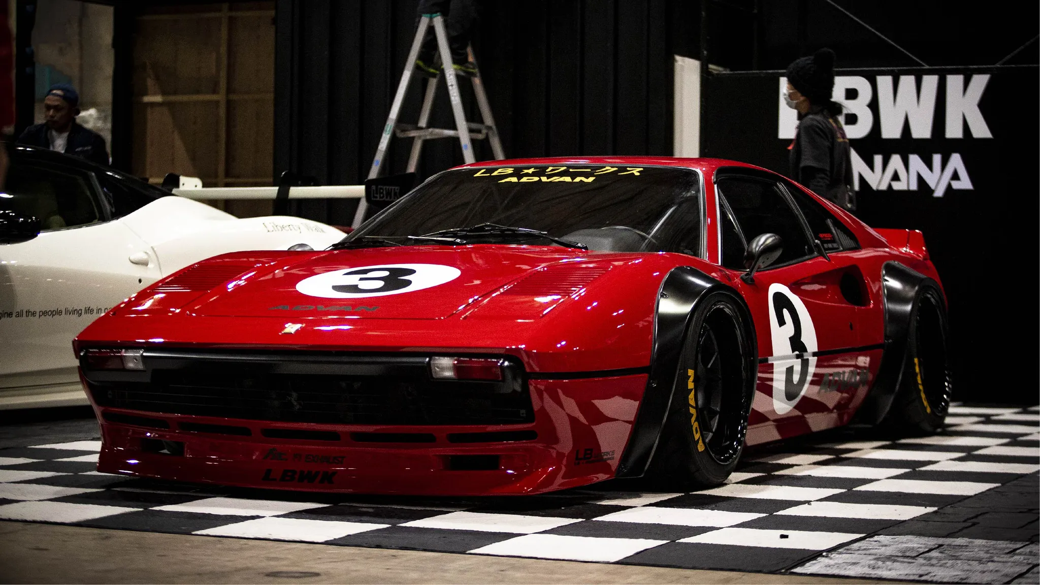 Liberty Walk Silhouette Works body kit for Ferrari 308 GTB new model