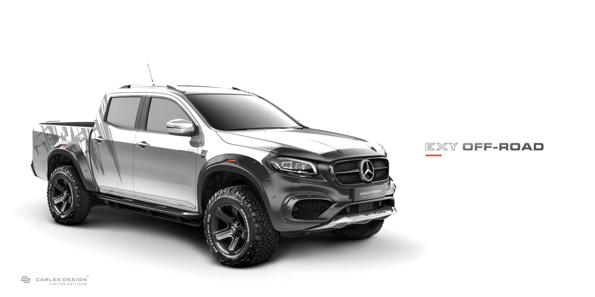 Carlex Design EXY OFF-ROAD Body kit for Mercedes X-Class