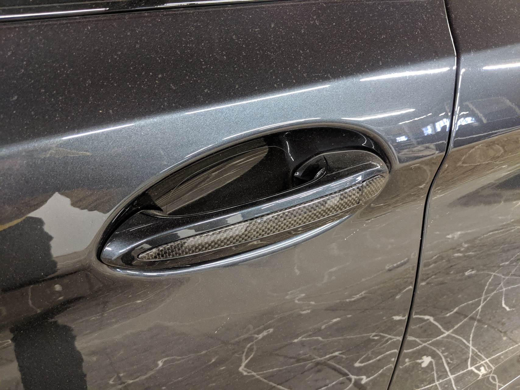 Carbon inserts in door handles BMW X5 G05 2019-2020