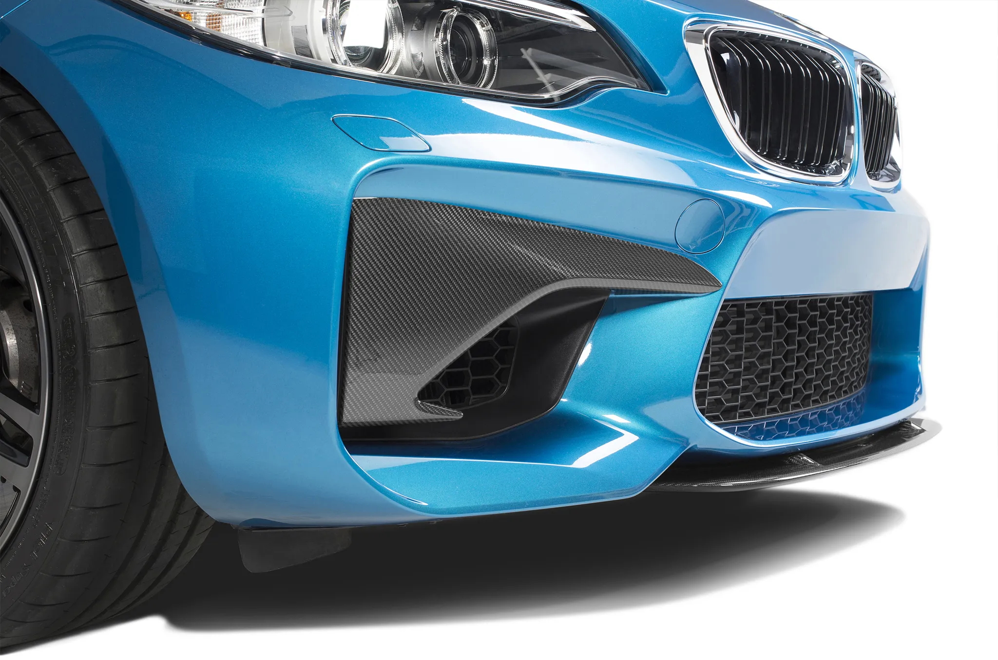 Sterckenn Carbon Fiber bumper inserts for BMW M2 F87 new model