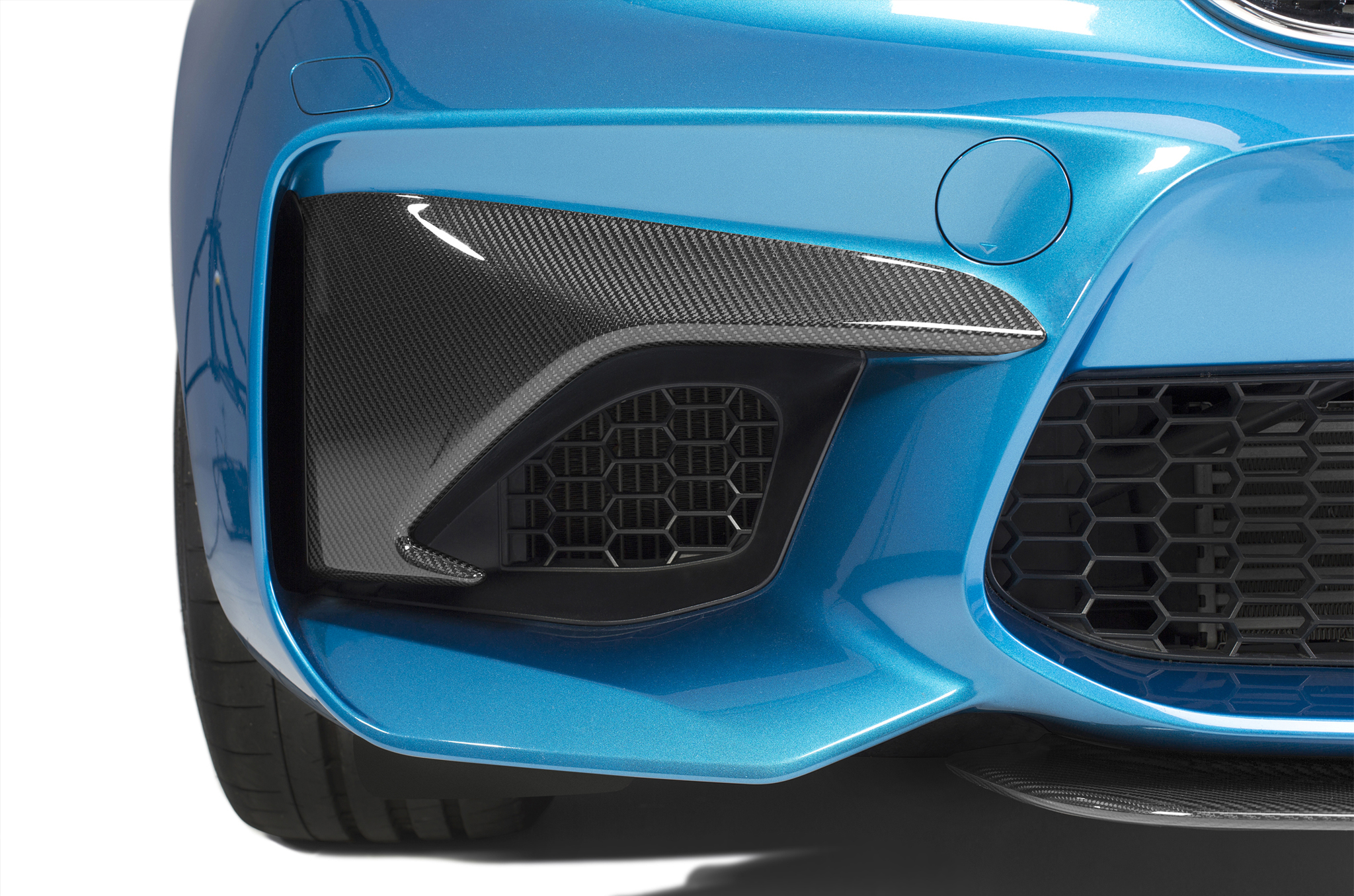 Sterckenn Carbon Fiber bumper inserts for BMW M2 F87 latest model