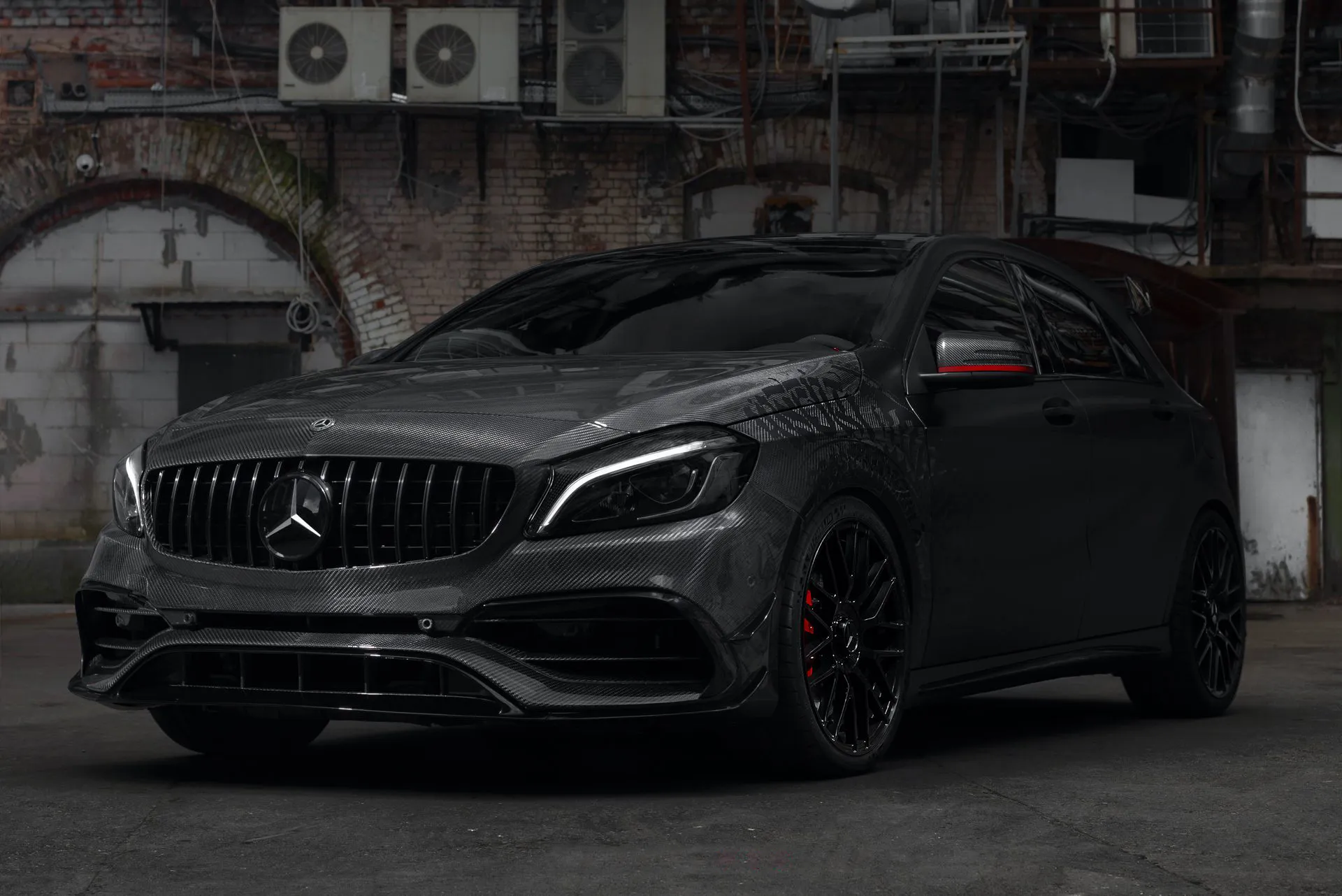 Hodoor Performance Carbon fiber Set for Mercedes A-Class