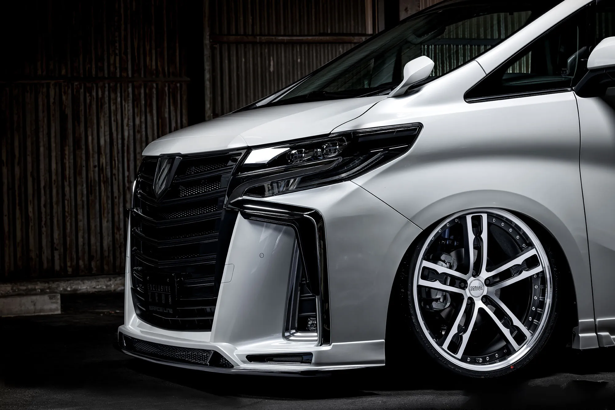 M'z Speed body kit for Toyota Alphard SC/S grade ABS Plastic