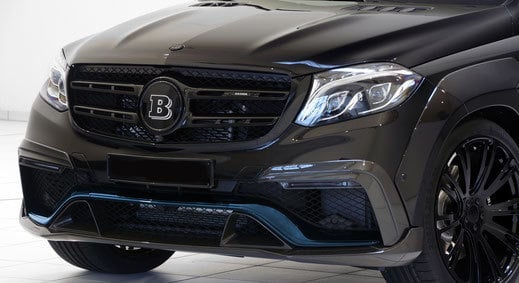Hodoor Performance Carbon fiber spoiler front bumper for Mercedes GLS