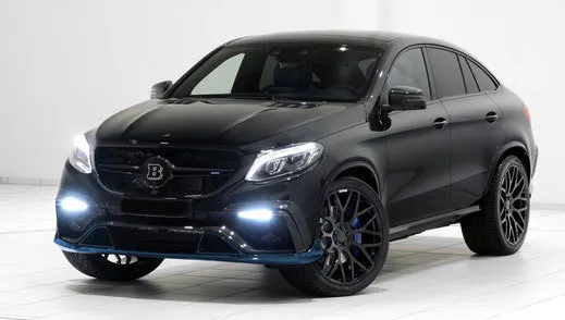 Hodoor Performance Carbon fiber spoiler front bumper for Mercedes GLE-Coupe 63 AMG