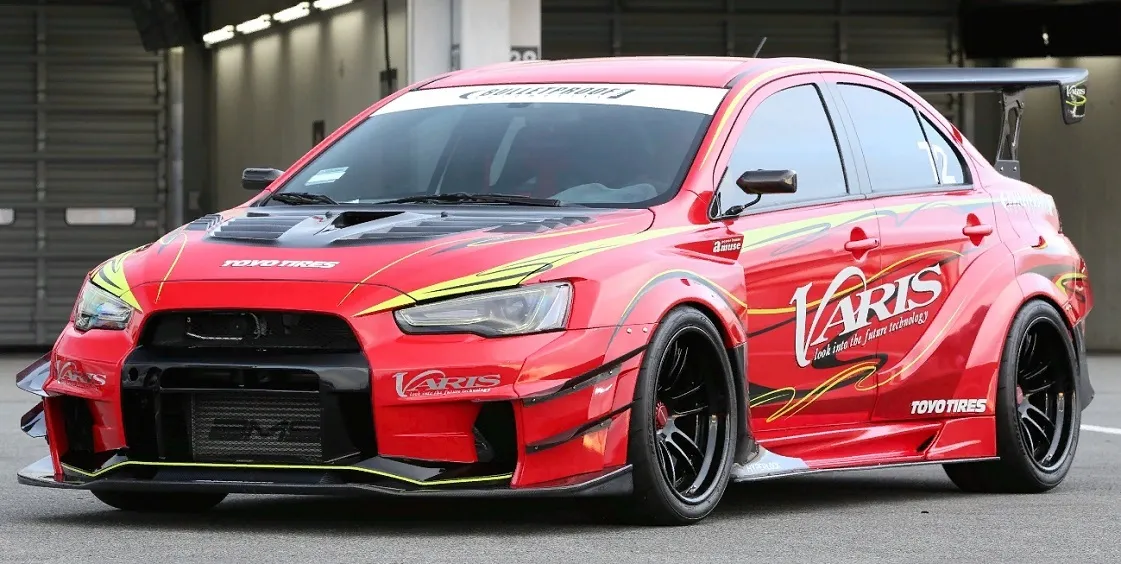 Varis Body Kit  for MITSUBISHI LANCER EVOLUTION X CZ4A WIDE BODY Ver.2 new model