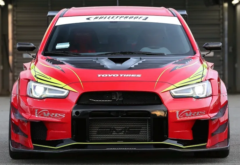 Varis Body Kit  for MITSUBISHI LANCER EVOLUTION X CZ4A WIDE BODY Ver.2 new style