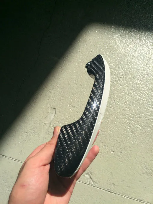 Hodoor Performance Carbon fiber door handle tops for Mercedes GLE-Coupe 63 AMG