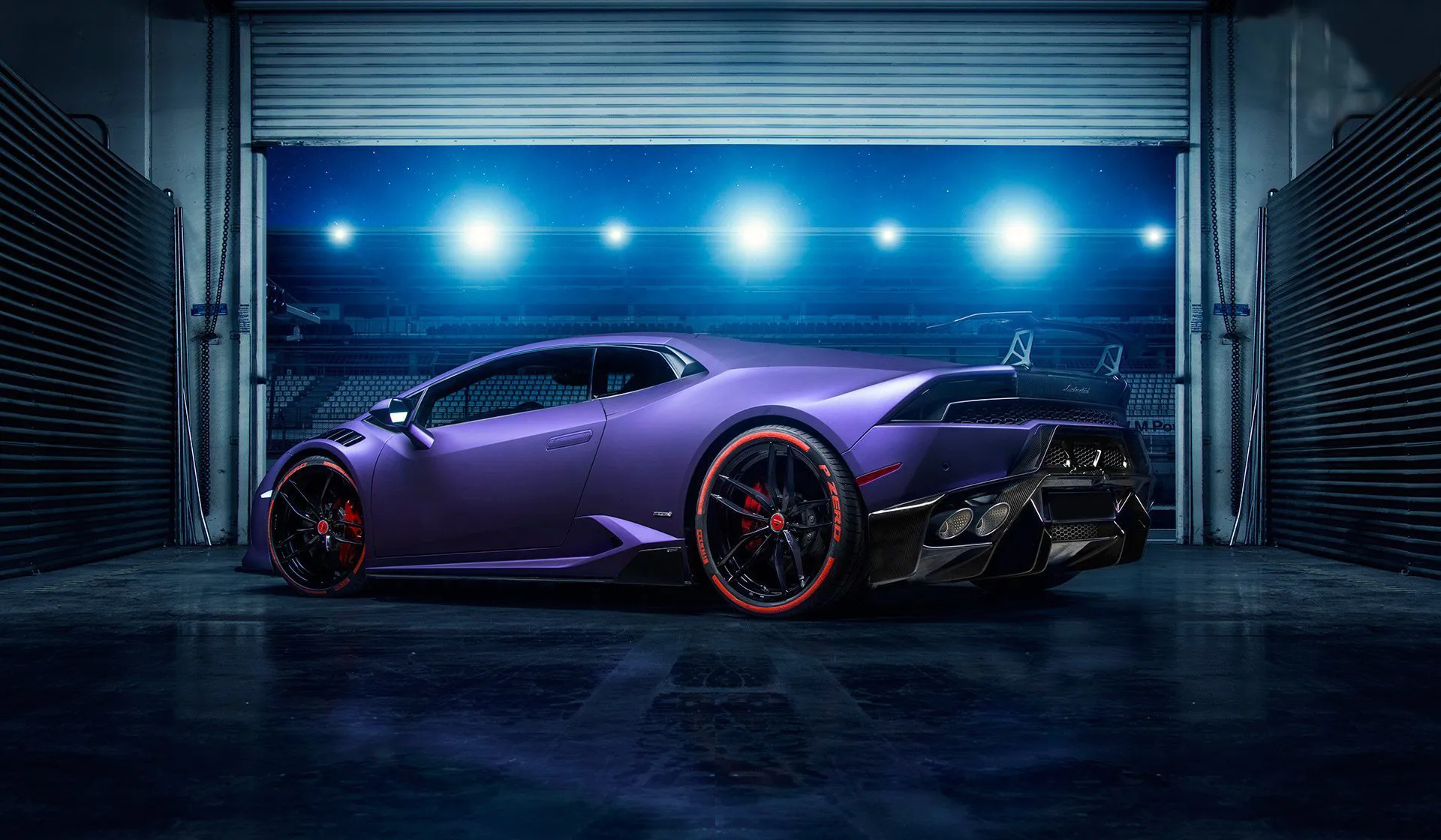 Hodoor Performance Carbon fiber side blades Novara Style for Lamborghini Huracan
