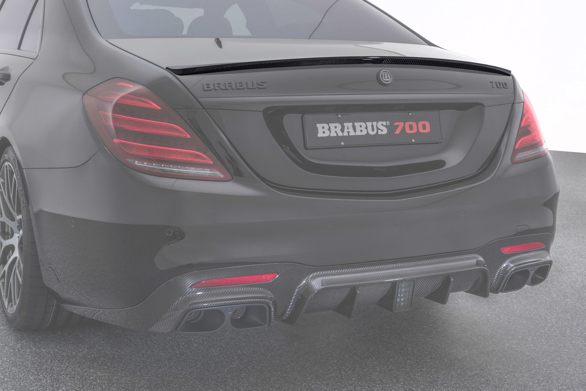 Hodoor Performance Carbon fiber spoiler for trunk lid for Mercedes S63 AMG W222