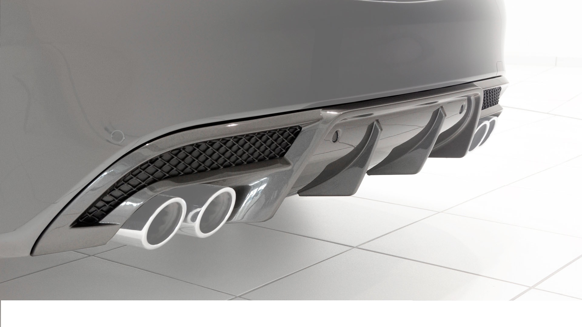 Carbon fiber rear bumper diffuser AMG Sport for Mercedes C-class W205