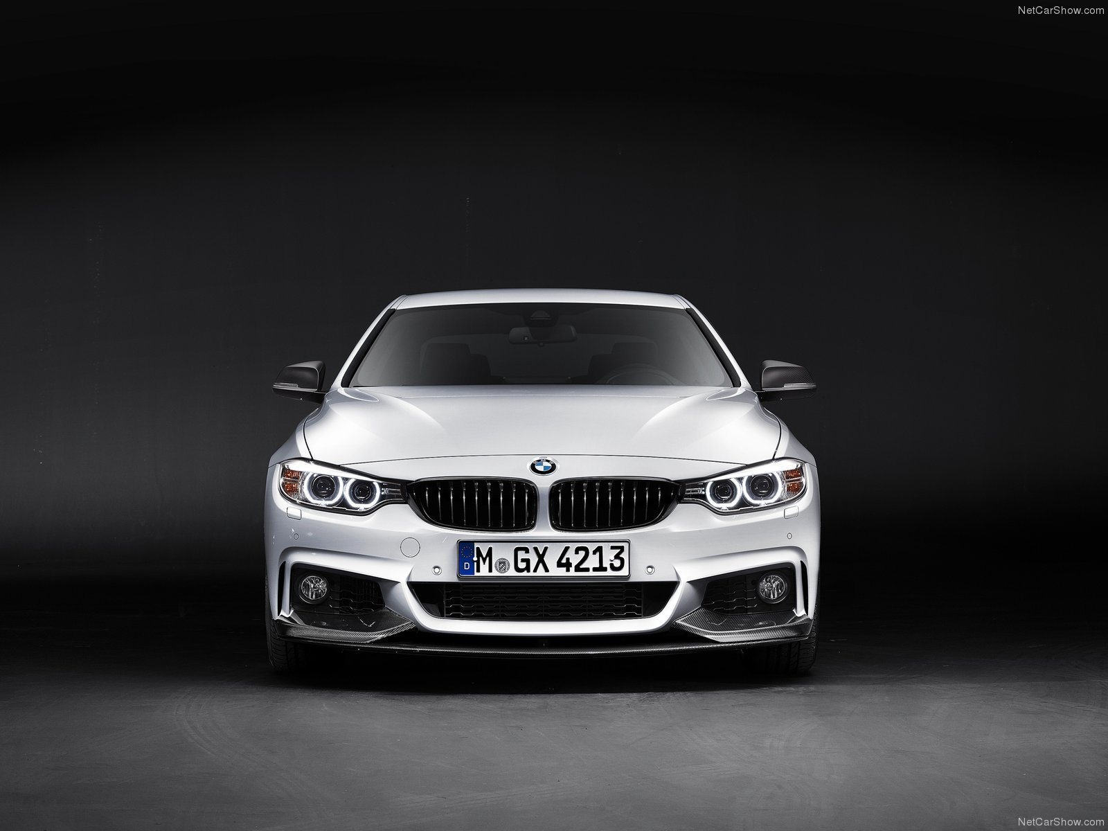 Hodoor Performance Carbon fiber front bumper spoiler Performance Style for BMW 4er