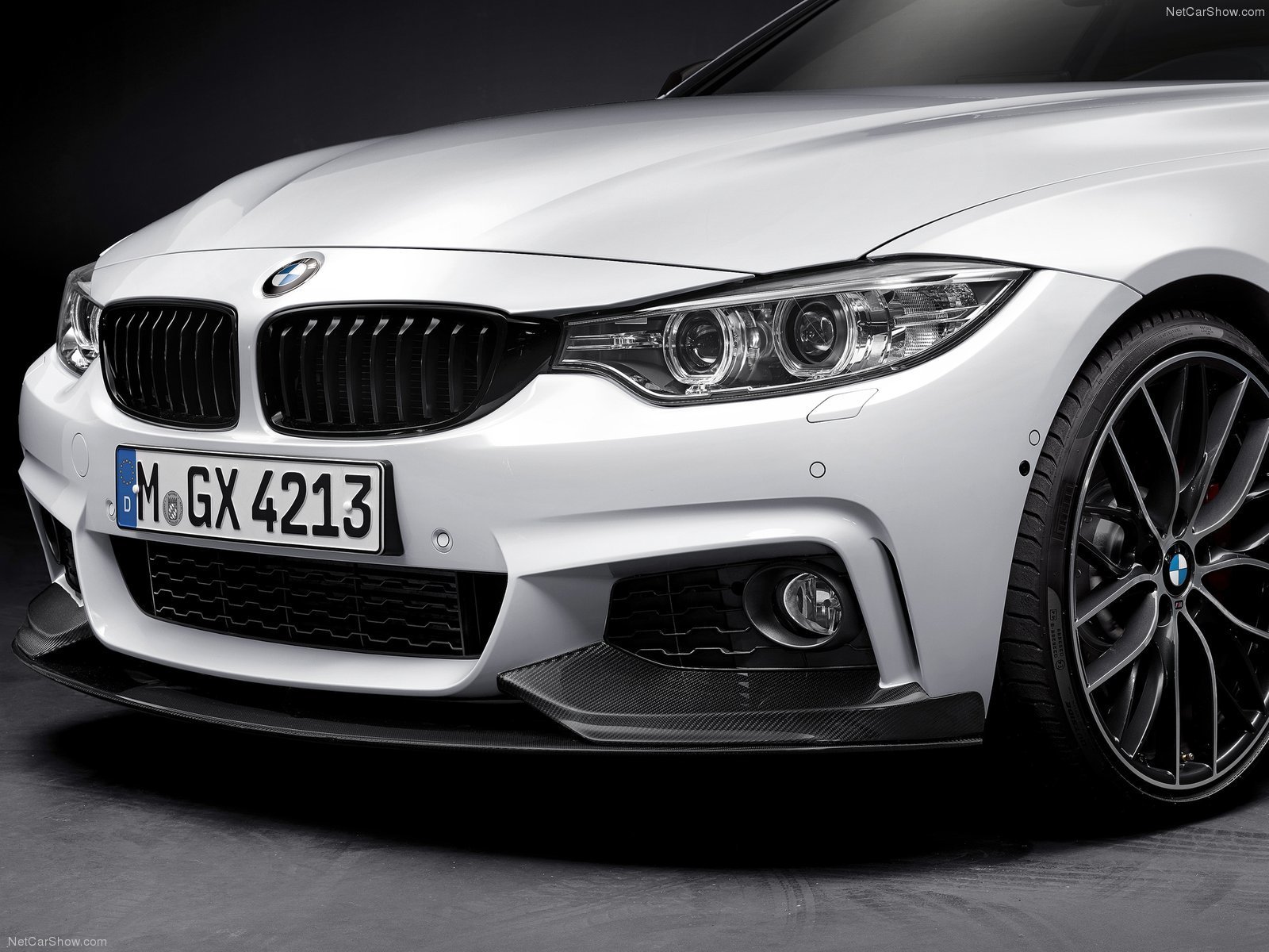 Hodoor Performance Carbon fiber cilia for front lights Performance Style for BMW 4er