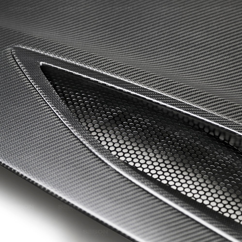 SEIBON OEM-STYLE DRY CARBON HOOD FOR  ACURA NSX new style