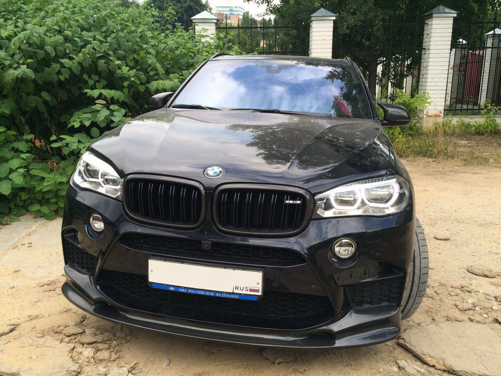 Hodoor Performance Carbon fiber spoiler front bumper for BMW X6M F86