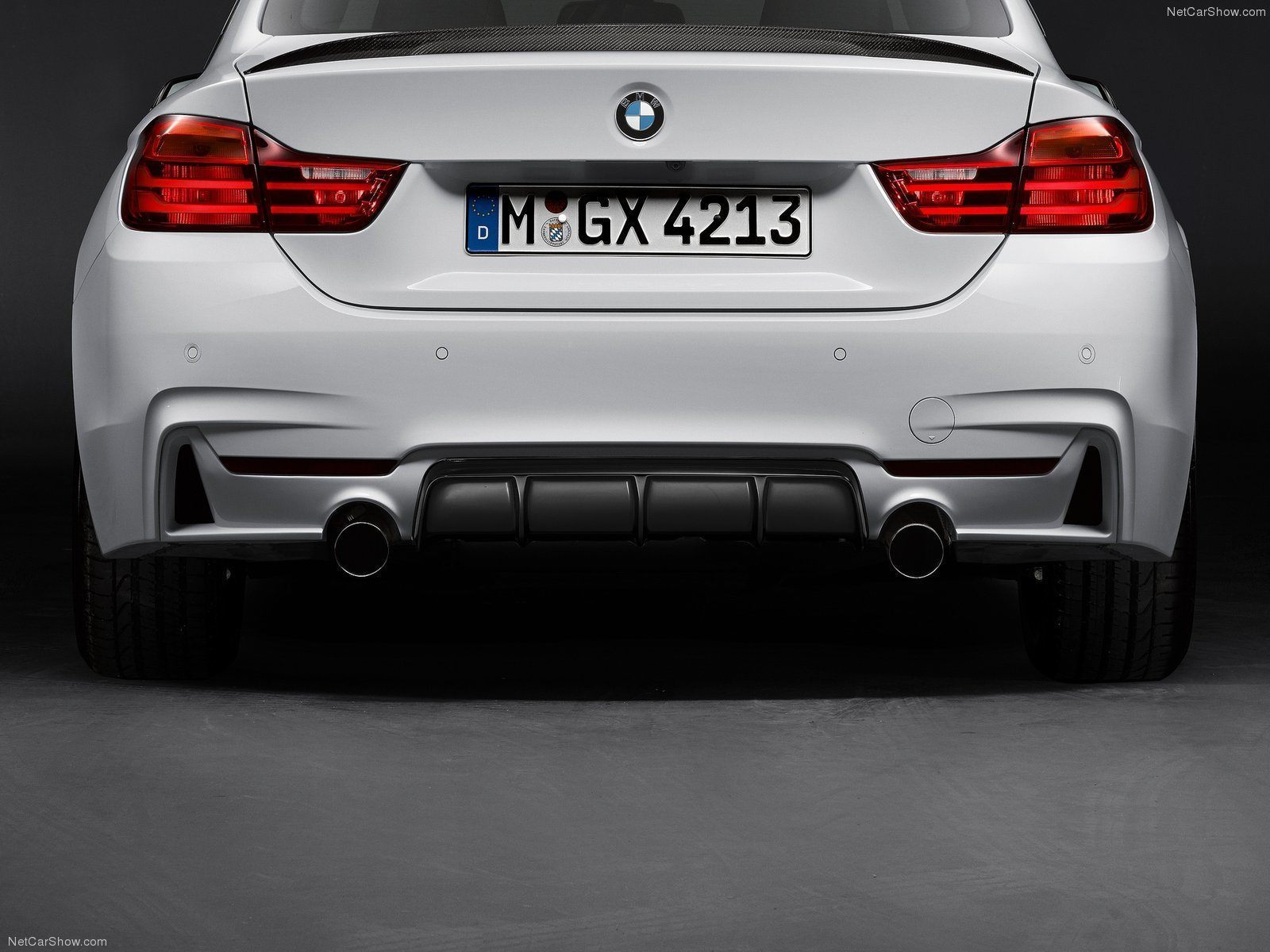 Hodoor Performance Carbon fiber rear bumper diffuser Performance Style for BMW 4er