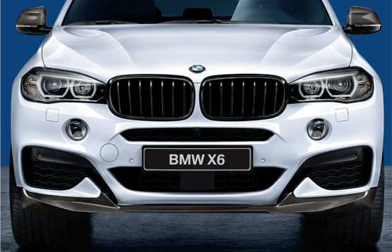 Hodoor Performance Carbon fiber spoiler front bumper for BMW X6 F16