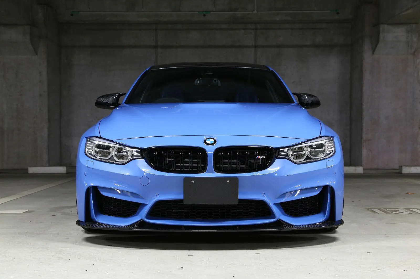Hodoor Performance Carbon fiber front bumper spoiler for BMW M3 F80