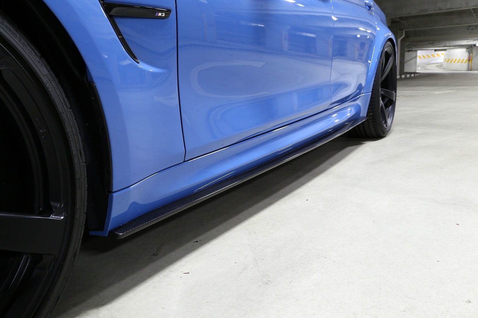 Hodoor Performance Carbon fiber door sill pads for BMW M3 F80