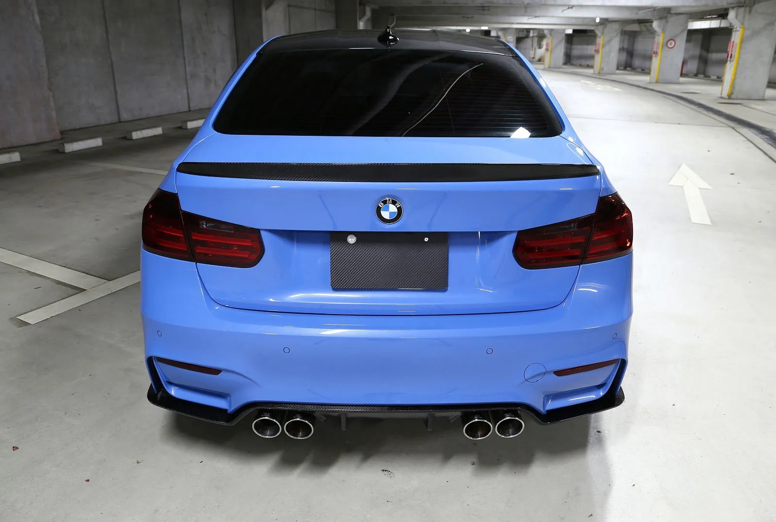 Hodoor Performance Carbon fiber rear diffuser type 1 for BMW M3 F80