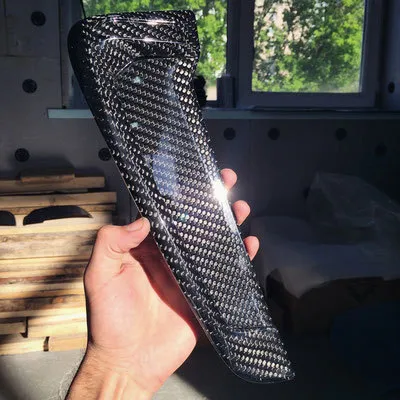 Hodoor Performance Carbon fiber gills in the front fenders for the BMW X6 F16