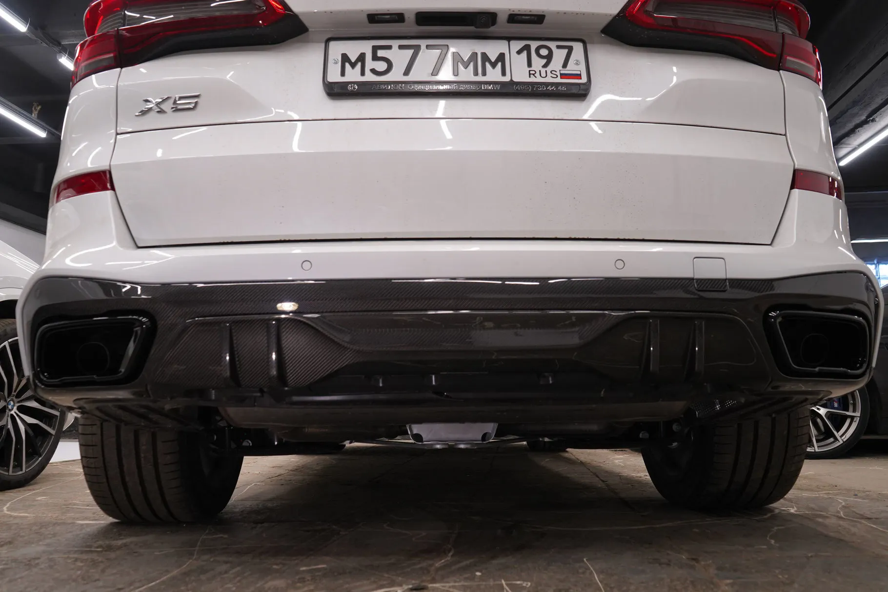 Hodoor Performance Carbon fiber little rear diffuser BMW X5 G05