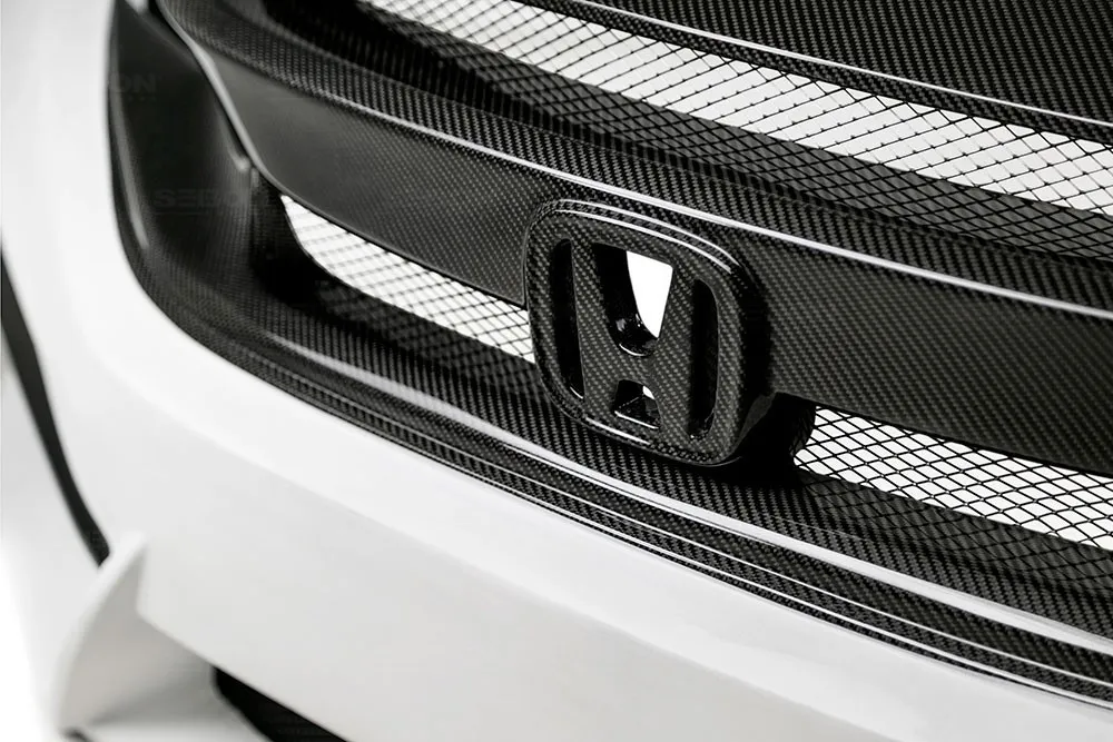 SEIBON TT-STYLE FIBERGLASS / CARBON FIBER FRONT BUMPER FOR  HONDA CIVIC SEDAN new model