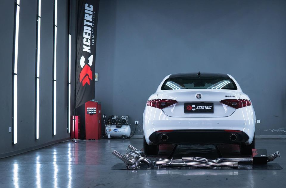 Xcentric Exhaust Systems for Alfa Romeo Giulia