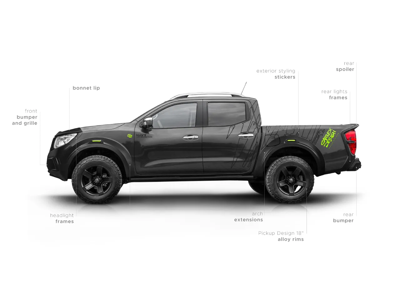 Carlex Design body kit for Nissan Navara NAVY new model