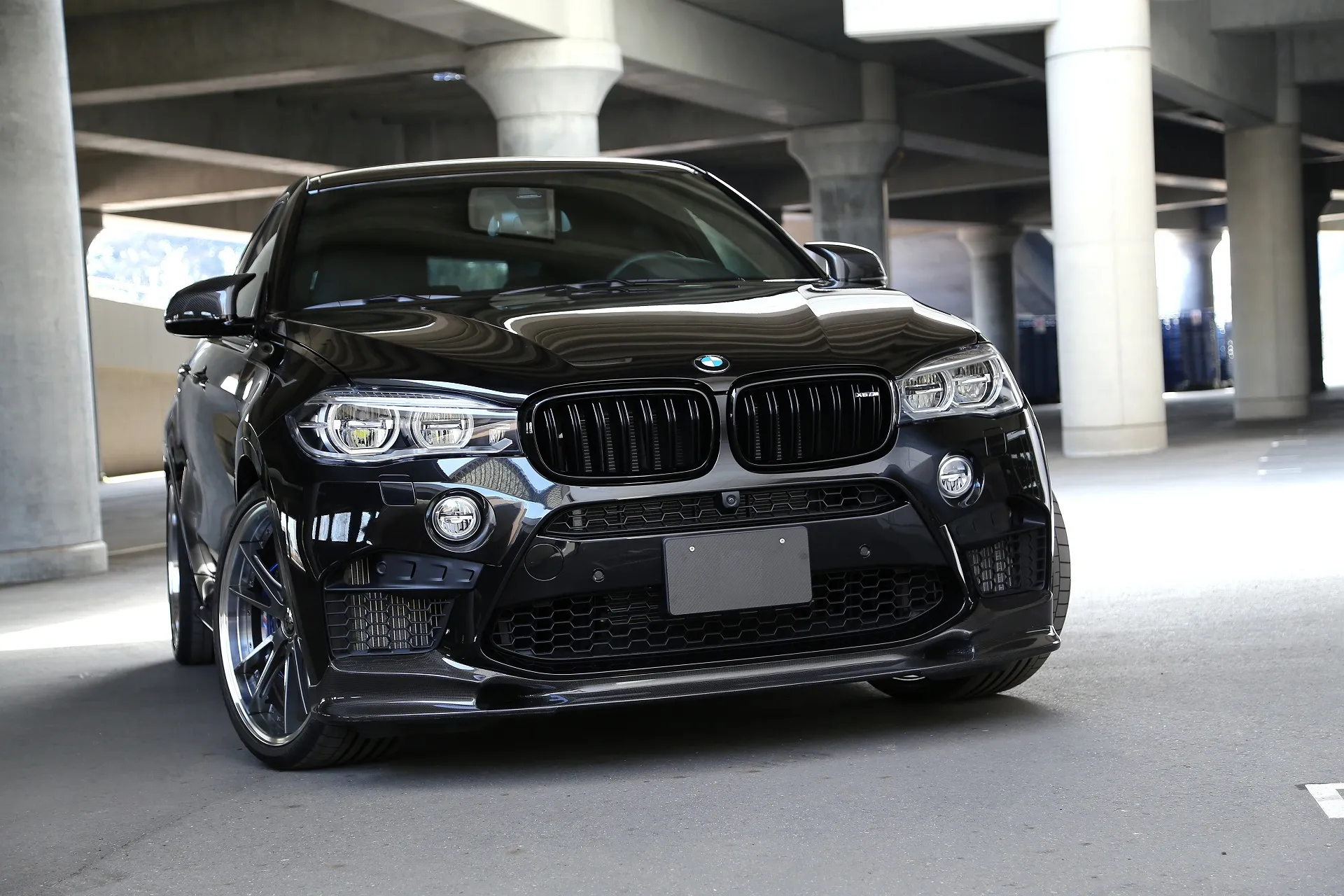Hodoor Performance Carbon fiber front bumper spoiler Variant 1 for BMW X5M F85