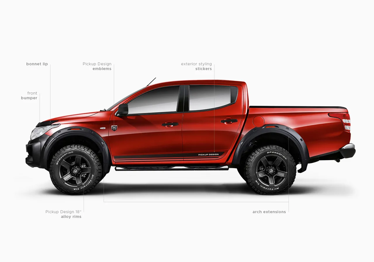 Carlex Design body kit for Fiat Fullback PRIME KIT new model