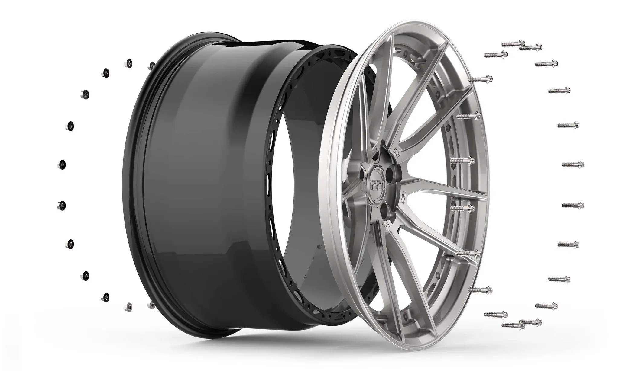 1221 Wheels R5445 AP2X APEX3.0 forged wheels